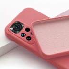 360 Degree Protection Back Case Cover Liquid Silicone Soft Matte Phone Case For Xiaomi Redmi Note 11 Pro Max 11S 10 10S 9 9S 8 Candy Shockproof Bumper Cover  Liquid Silicone Back Cover Case Stevvex