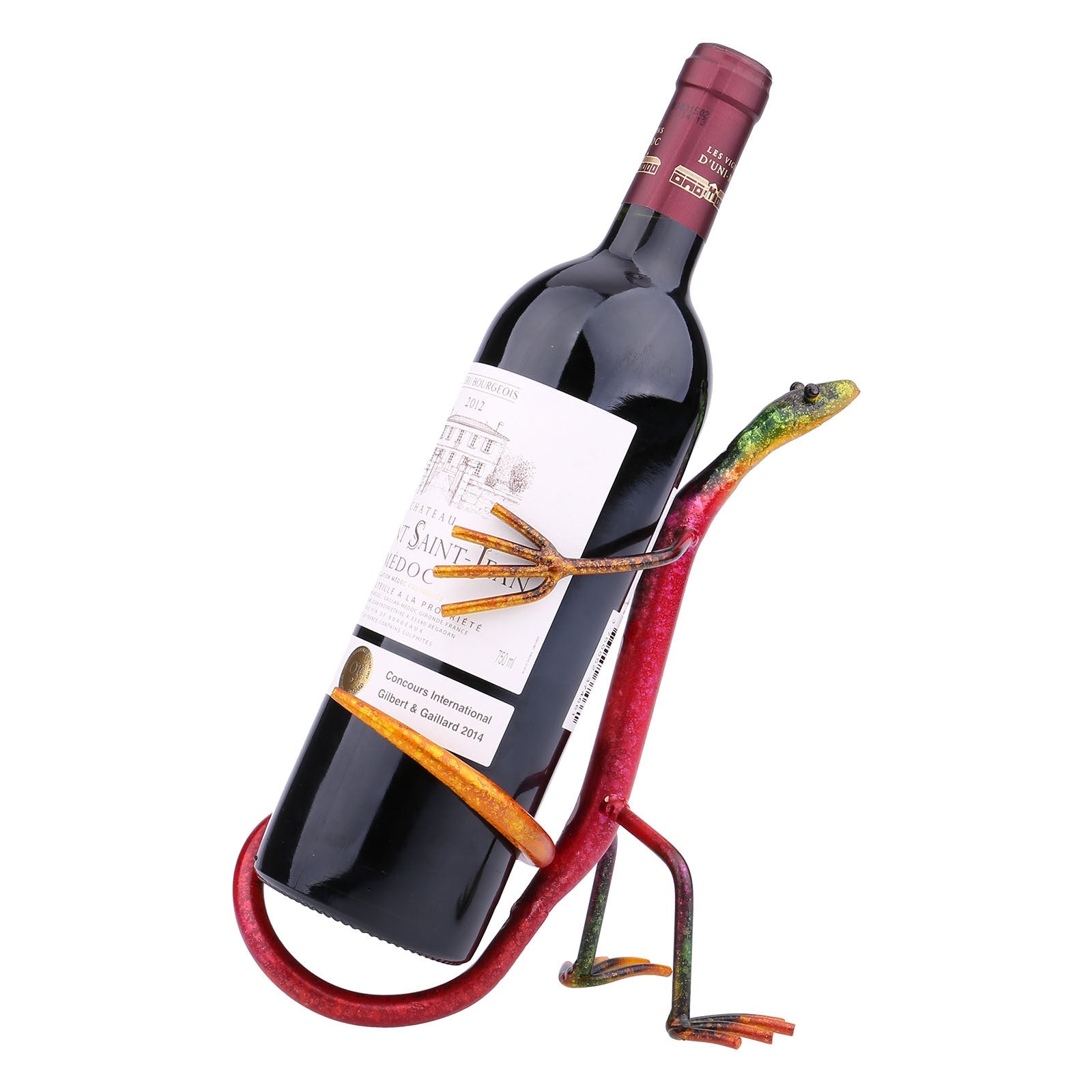 Lizard Wine Rack Metal Handicraft Home Pi-Mart