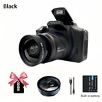 Digital Camera Photography With 2.4-inch LCD Screen, 16xdigital Camera 1080p Mini Camera Vlog Camera With 9.88mm Wide-angle Lens Cool Stuff Travel Essentials Gift, Body Camera Compact Travel Camera, Camera For Vlogqing, Camer Lootquake LLC