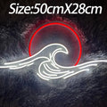 Neon Sign Mountain and Flow Water Led Lamp Pi-Mart