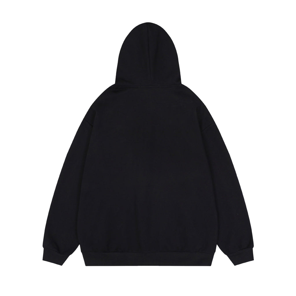 Unisex Hooded Printed Cardigan Hoodie Pi-Mart