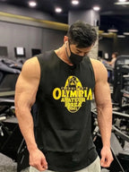 Men's Plus Size Graphic Round Neck Active Tank