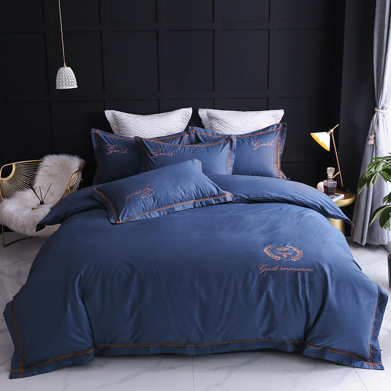 Four-piece Household Simple Cotton Bed Duvet Cover Pi-Mart