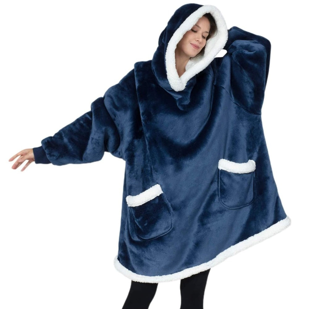 Hoodie Blanket Wearable by Pi Mart