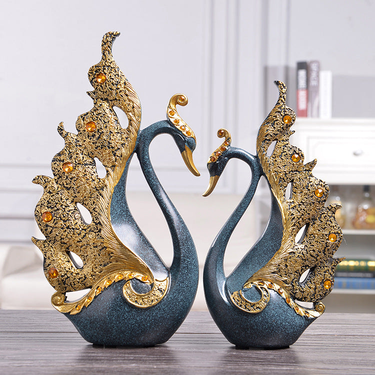 Couple Swan Home Decoration Pi-Mart