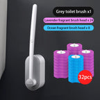 Disposable No Dead Angle Toilet Cleaning Brush Pi-Mart