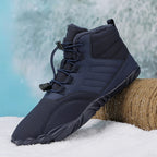 Outdoor Sports Cotton Shoes For Men And Women Winter Warm Slip-on Boots Wear-resistant Anti-ski Thickened Shoes Couple Pi-Mart