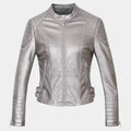 PU leather motorcycle leather jacket Pi-Mart