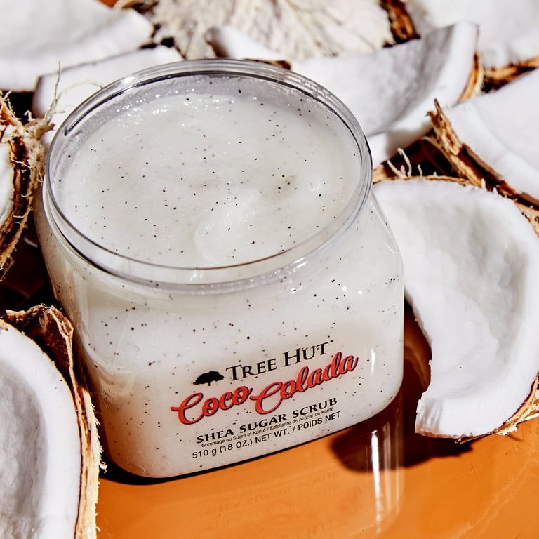 Tree Hut Coco Colada Shea Sugar Exfoliating and Hydrating Body Scrub, 18 oz. EasyOptionXY LLC