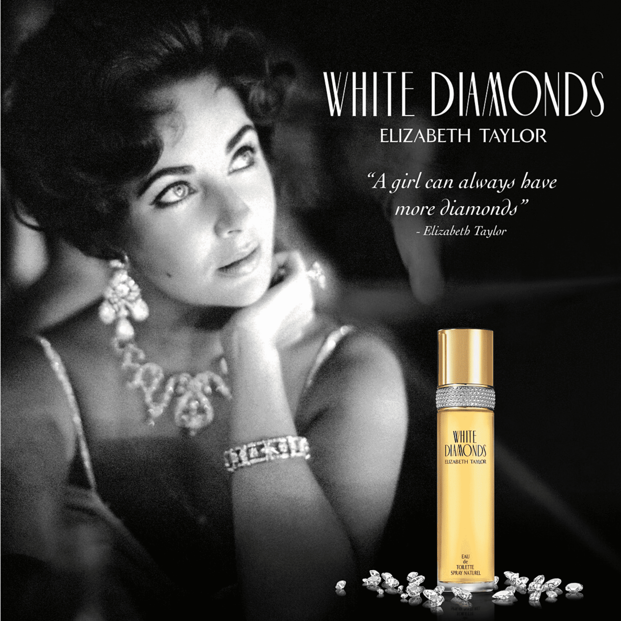 Elizabeth Taylor White Diamonds by Elizabeth Taylor Eau de Toilette Spray Naturel for Women 1.0 fl oz