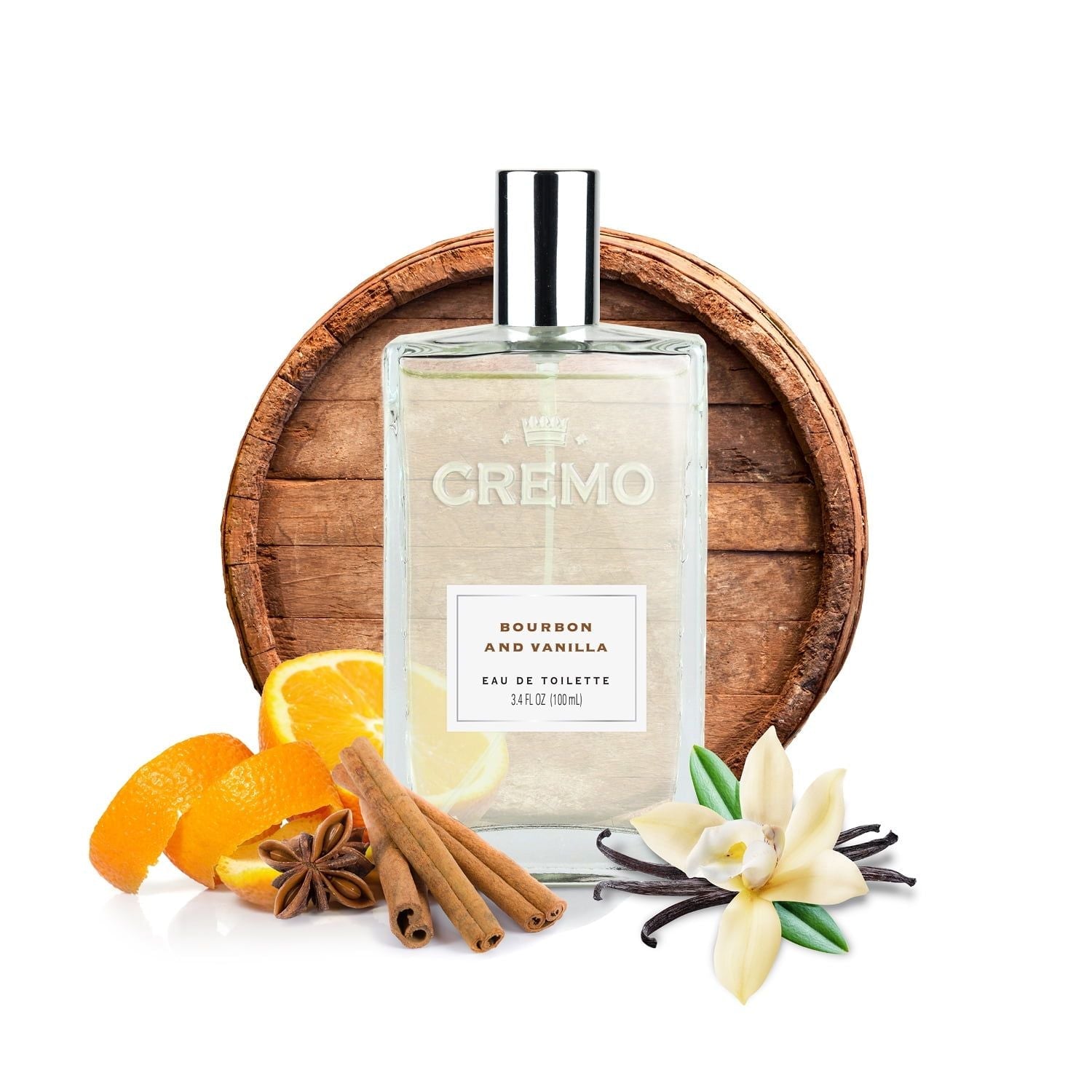 Cremo Men's Spray Cologne Bourbon Vanilla 3.4oz EasyOptionXY LLC