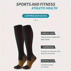 8 Pairs Copper-infused Unisex Compression Socks - Enhanced Circulation Support (10-20 MMHG) - Comfortable Knee High for Nurses, Pregnancy, Running, Hiking, Cycling Lootquake LLC