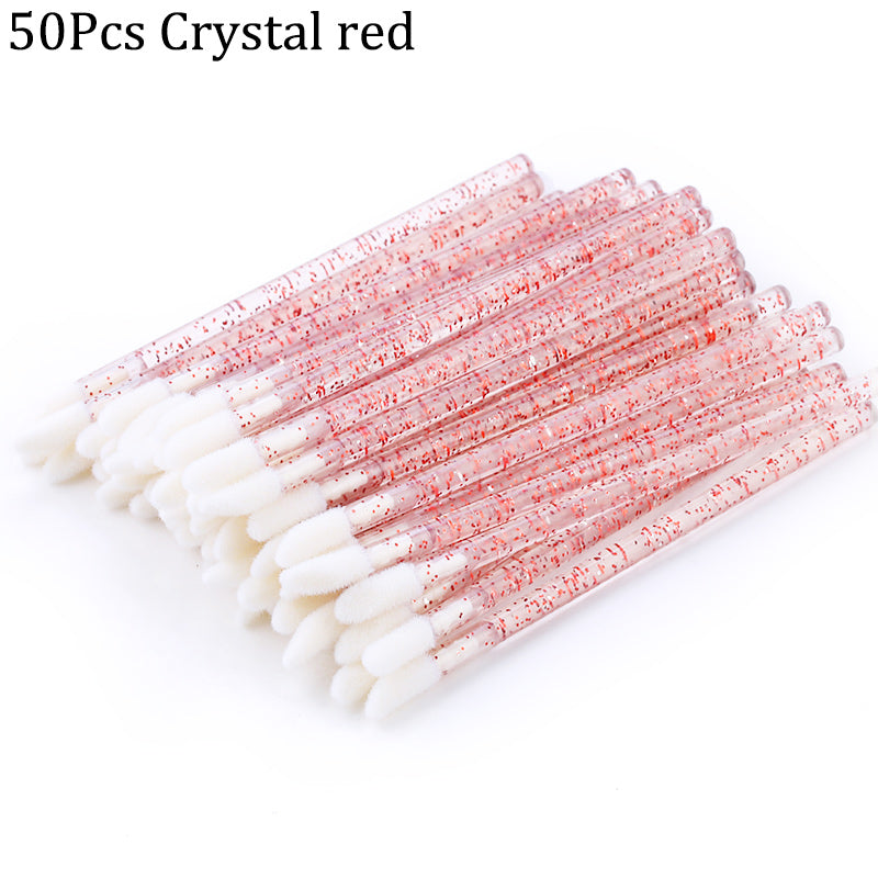 Crystal rod lip brush red brush lip gloss brush Pi-Mart