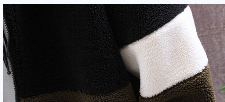 Premium Lamb Wool Blend Hooded Coat – Hong Kong-Inspired Sophistication Pi-Mart