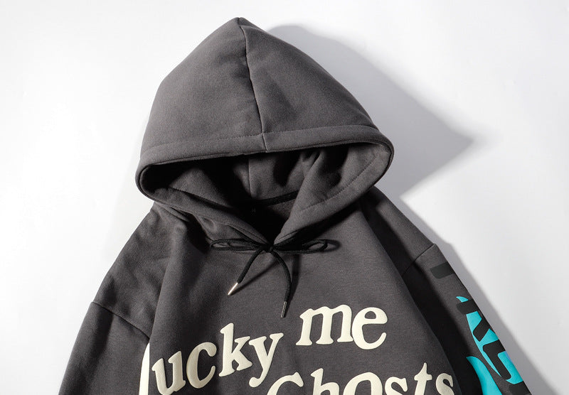 Graffiti alphabet print hoodie sweatshirt Pi-Mart