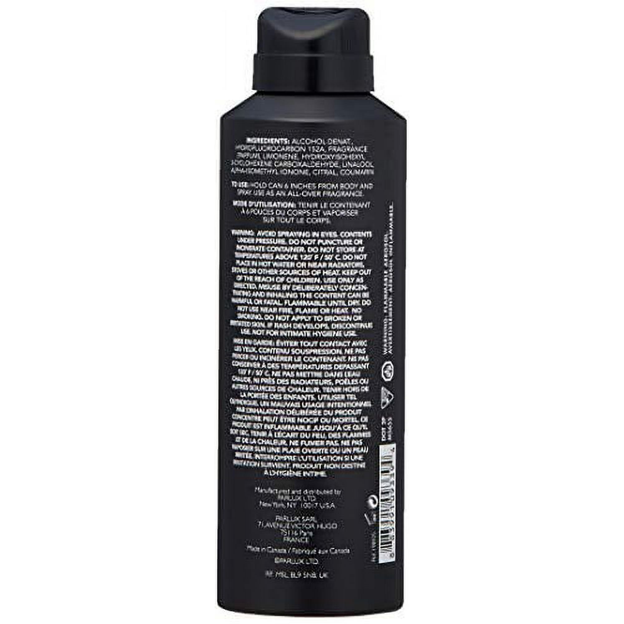 Vintage Black by Kenneth Cole for Men 6 oz Body Spray EasyOptionXY LLC