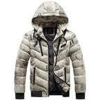 Men's Winter Hooded Plus Fleece Padded Coat