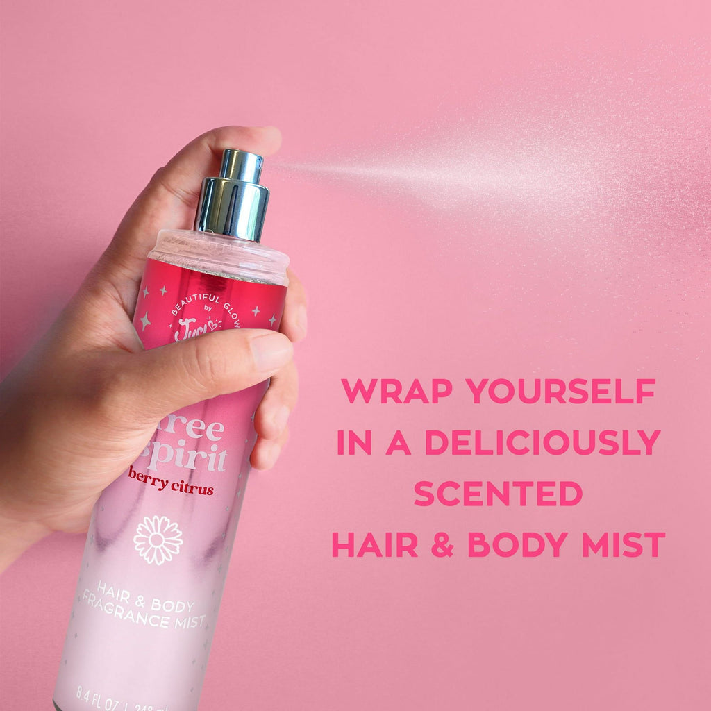 Beautiful Glow by Justice Hair and Body Fragrance Mist, Rebel Free Spirit Berry Citrus, 8.4 fl oz EasyOptionXY LLC