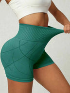 High Waist Active Shorts THRIXINE