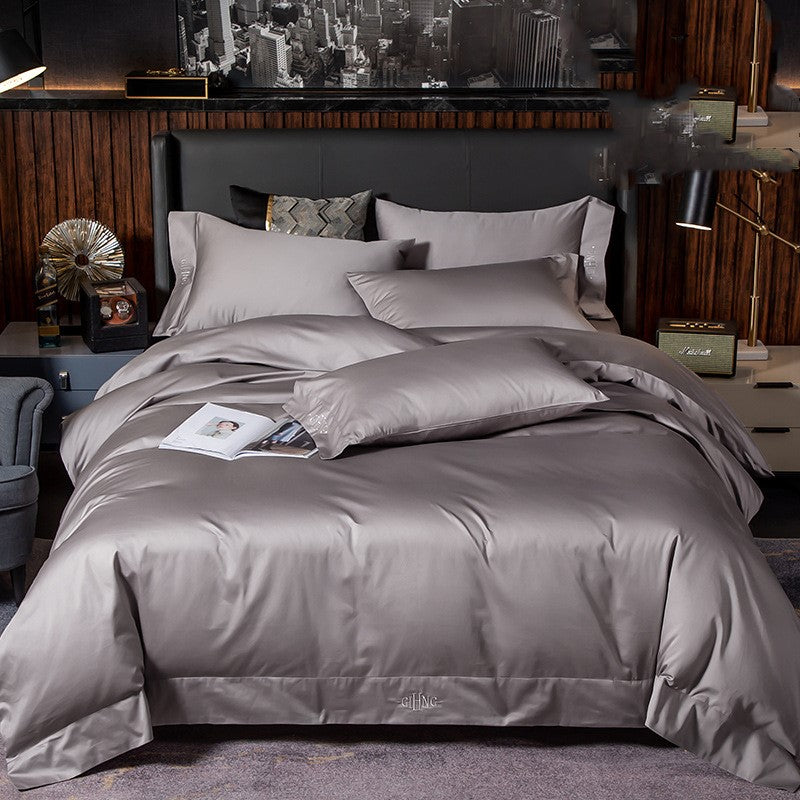 Four-piece long-staple cotton cotton duvet cover sheet Pi-Mart