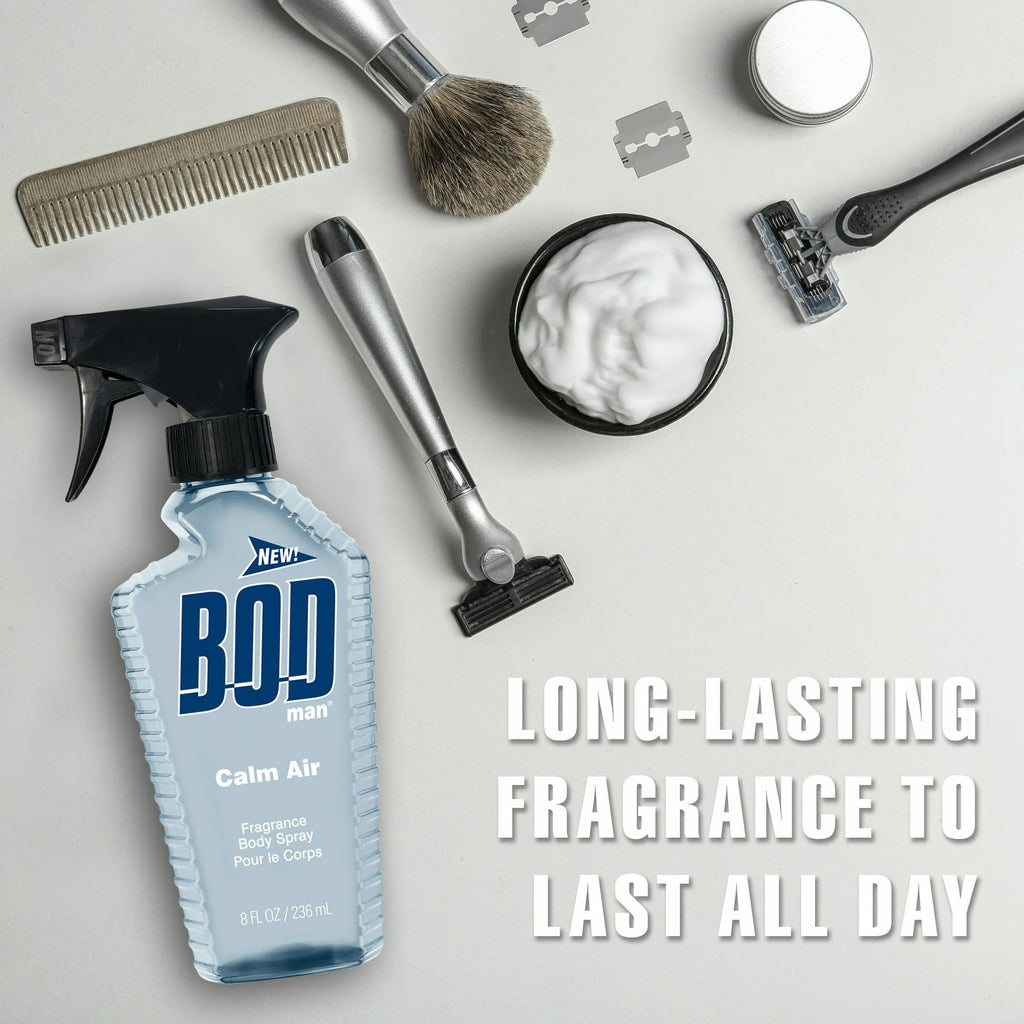 BOD Man Fragrance Body Spray, Calm Air, 8 fl oz EasyOptionXY LLC