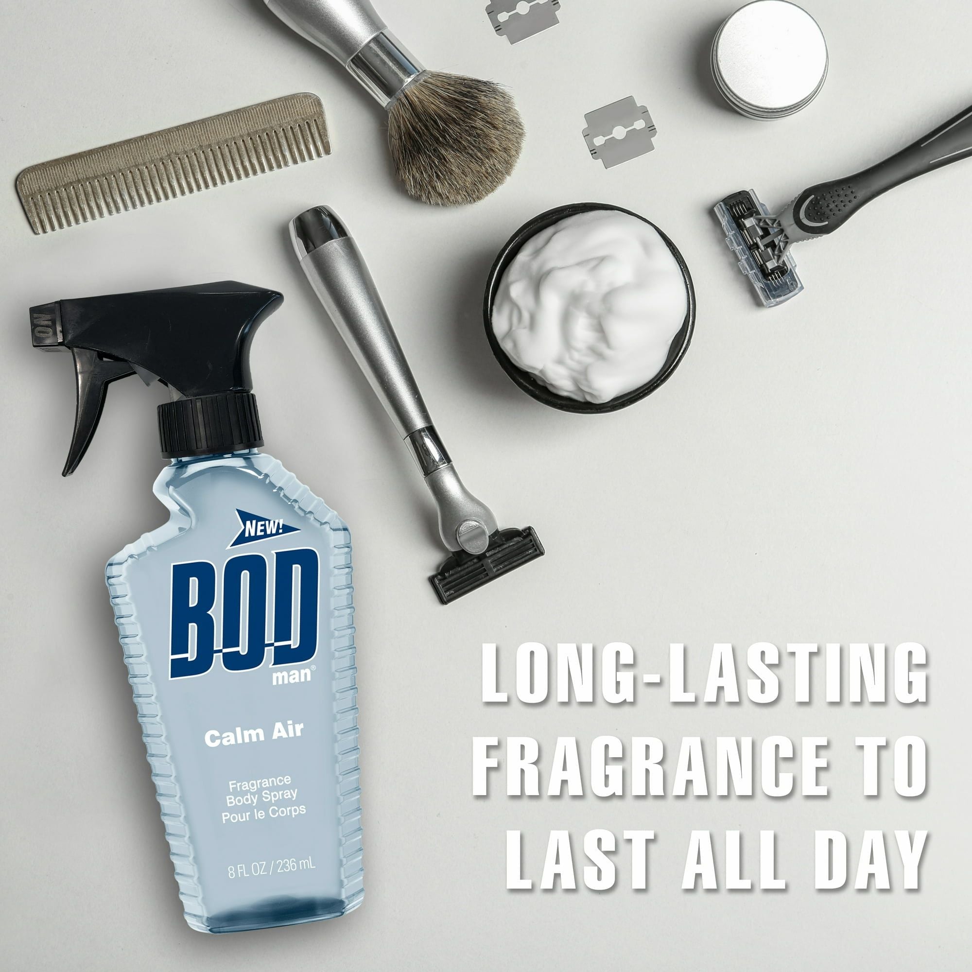 BOD Man Fragrance Body Spray, Calm Air, 8 fl oz EasyOptionXY LLC