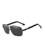 Luxury Men Business Classic Sunglasses High Quality Metal Frame and Polarized Glasses on Sunglasses With UV400 Protection - SJB-DIAMOND ELITES