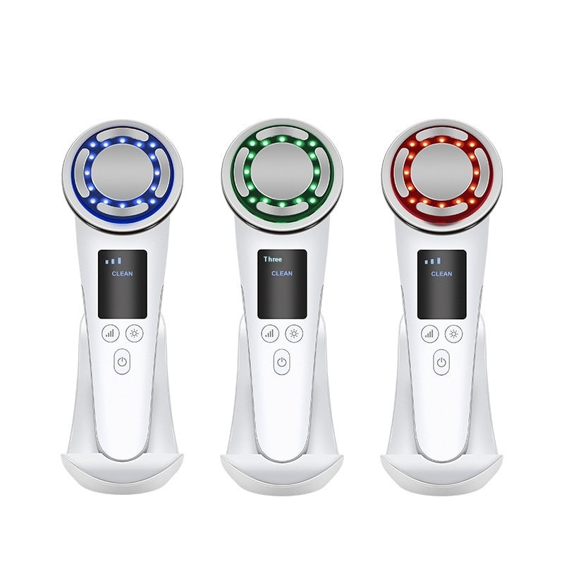 Hot And Cold Pulse Beauty Instrument Facial Vibration Massage Instrument Pi-Mart