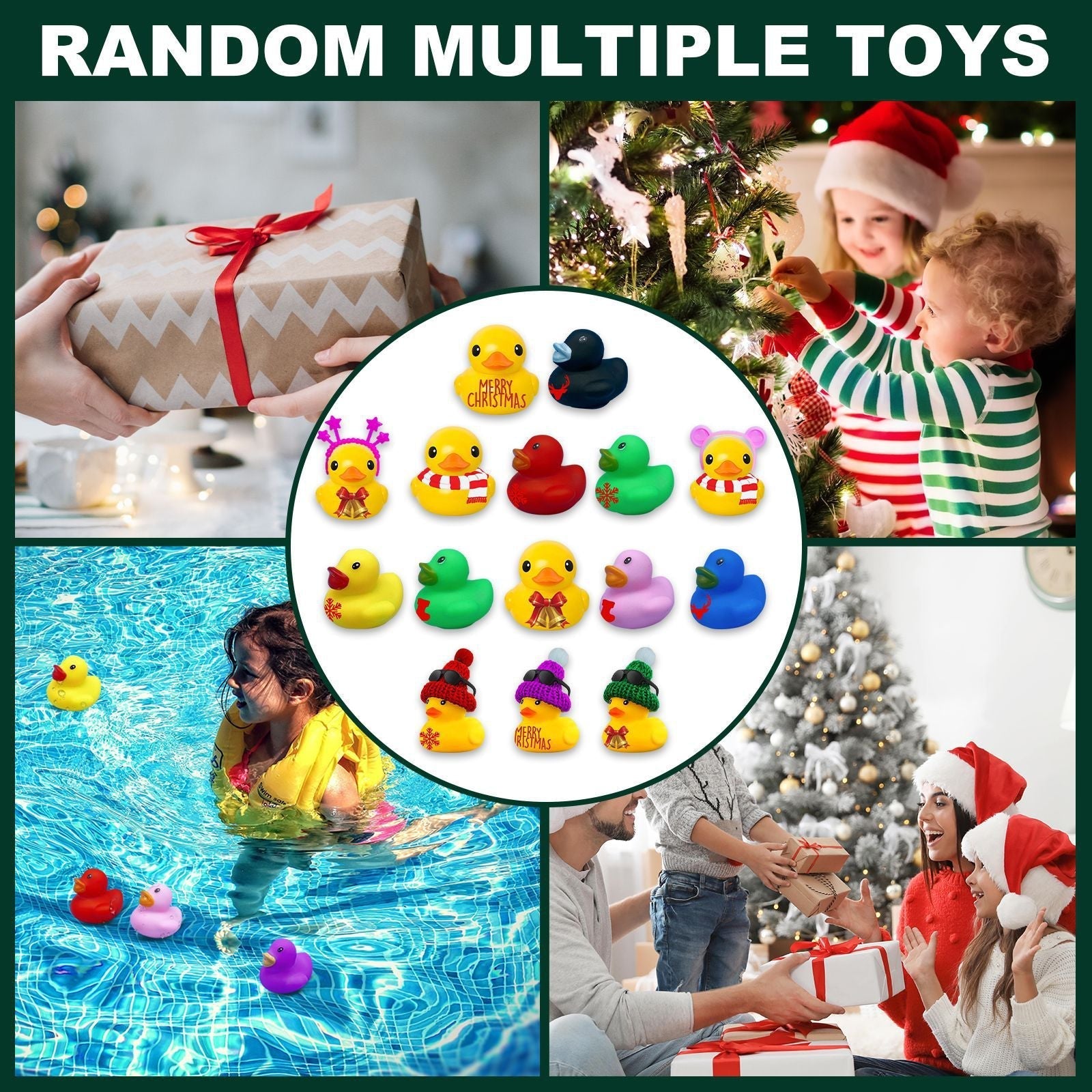 Dowmoo Christmas Rubber Duck Advent Calendar Pi-Mart