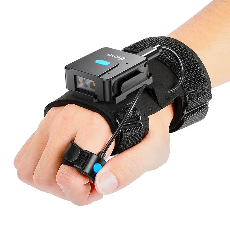 Portable Two-dimensional Wrist Barcode Scanner Gloves Bluetooth Scanner
