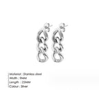 Giselle Gold Chain Earring Pi-Mart