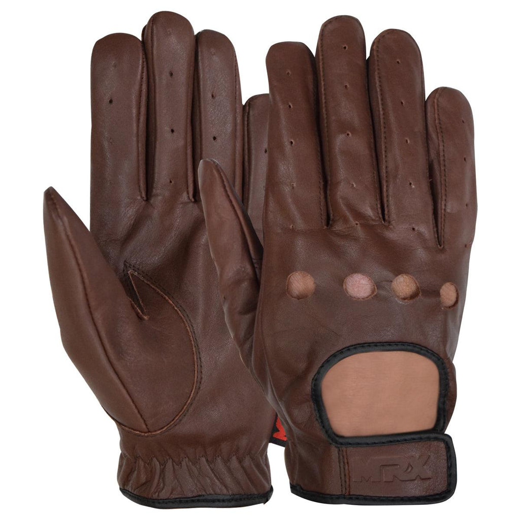 MRX Driving Gloves Basic Soft Cofferse Outdoor Glove Goat Leather Full Finger MRX Products