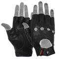 MRX Driving Gloves soft Leather Unlined Motorbike Riding Half Fingers Glove for Unisex - SJB-DIAMOND ELITES