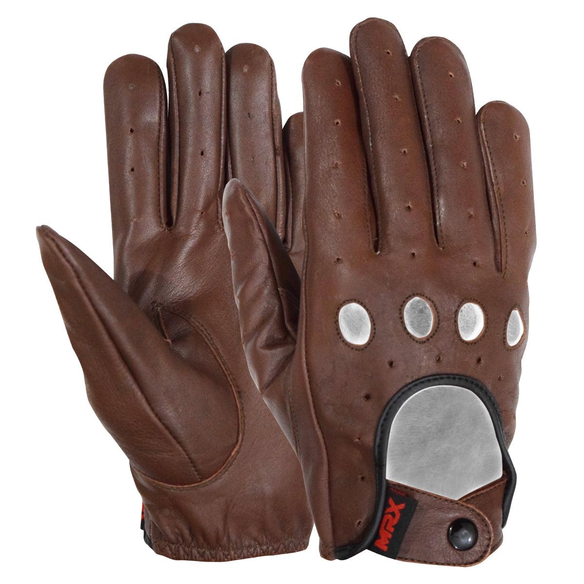MRX Driving Gloves Basic Soft Cofferse Outdoor Glove Goat Leather Full Finger MRX Products