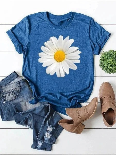 Ladies print t-shirt Pi-Mart