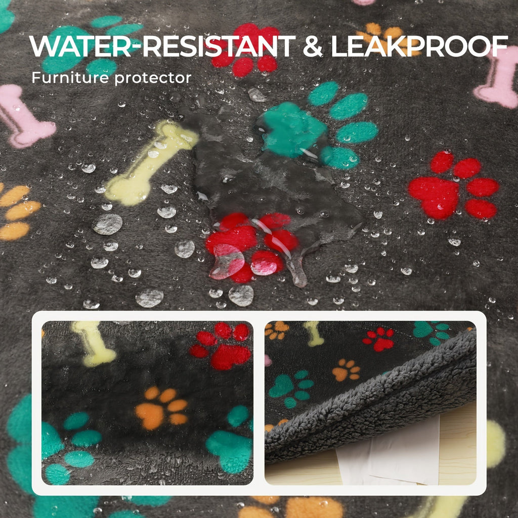 Reversible Waterproof Dog Blanket - Soft Sherpa Fleece Pet Mat for Small to Large Breeds, Tear-Resistant Couch & Sofa Protector, Machine Washable, Cat Blanket, Puppy, Furniture Protector Lootquake LLC