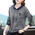 A middle-aged lady's hoodie Pi-Mart