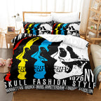 Digital Quilt Cover Pillowcase Three Piece Set Pi-Mart