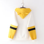 Puppy print long sleeve hoodie Pi-Mart