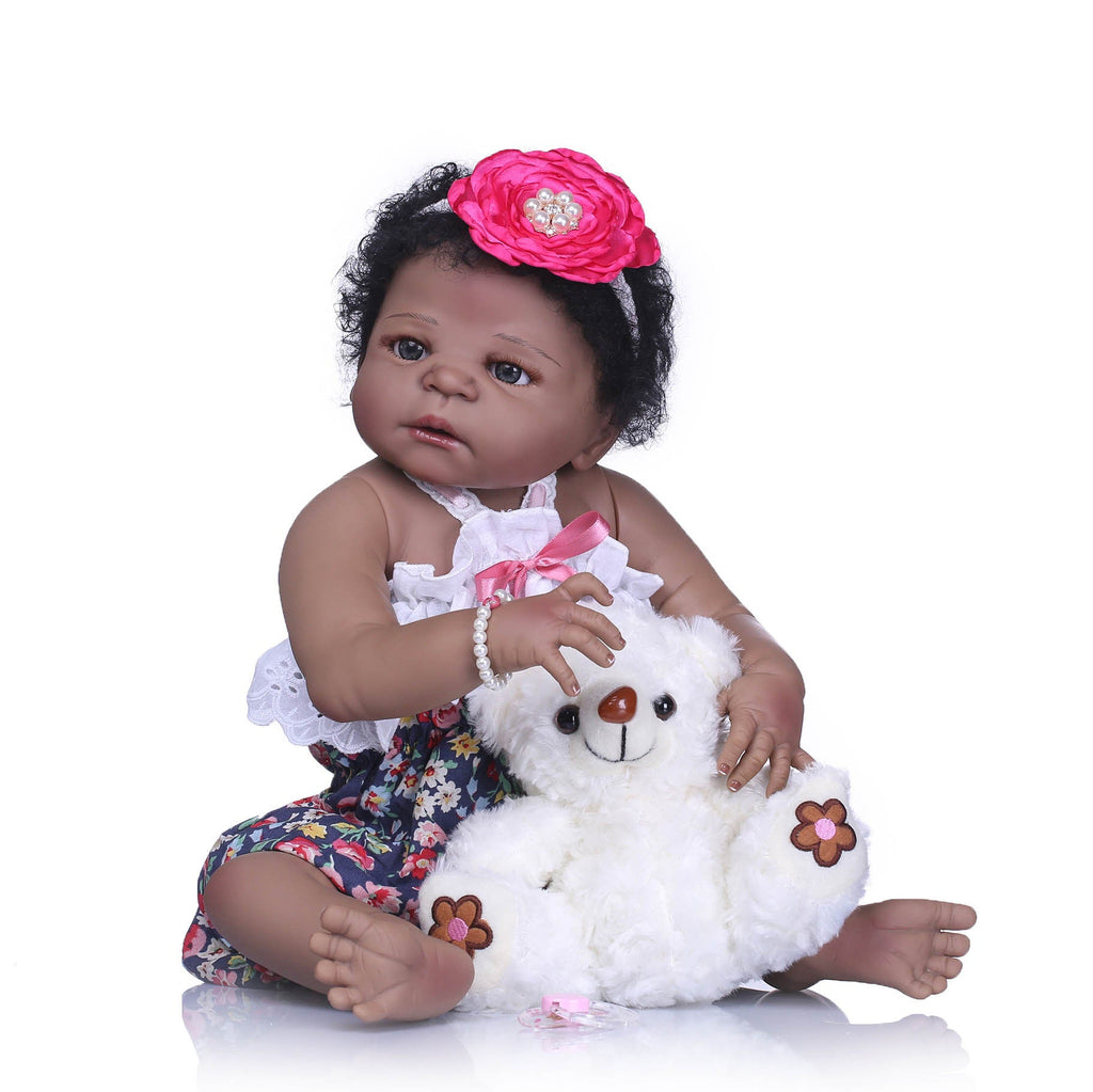 Brunette toy doll Pi-Mart