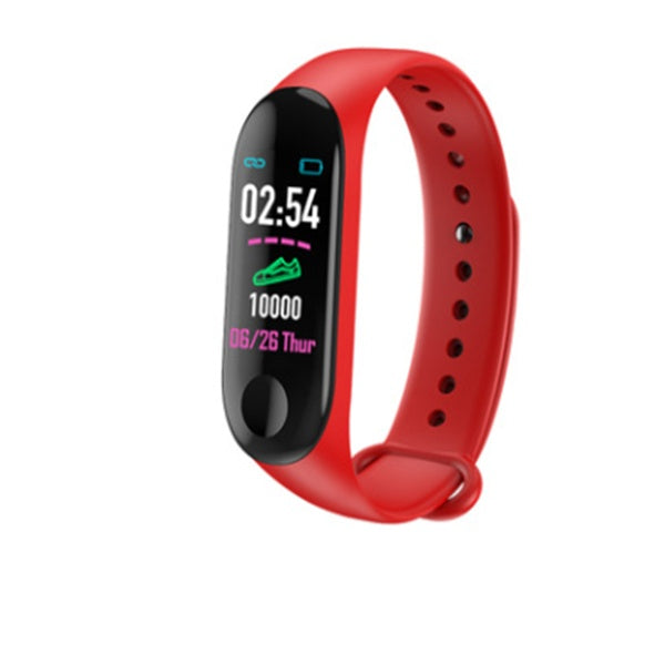 Compatible With , Smart Bracelet Heart Rate And Blood Pressure Exercise Meter Step Information Push Smart Reminder Color Bracelet Pi-Mart