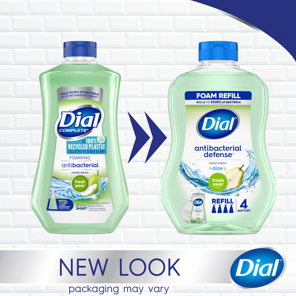 Dial Antibacterial Foaming Hand Wash Refill, Fresh Pear, 30 Ounce EasyOptionXY LLC