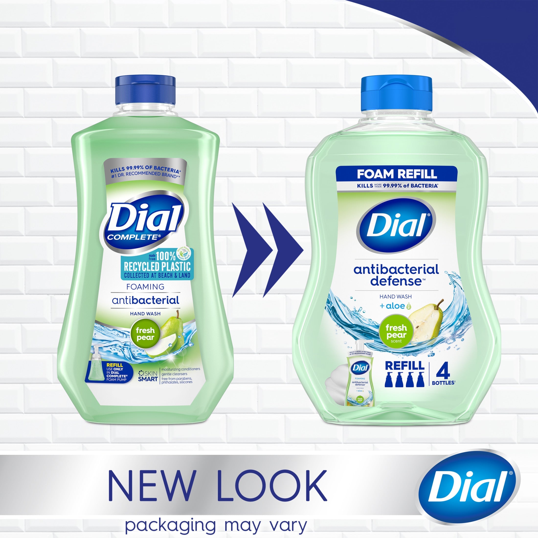 Dial Antibacterial Foaming Hand Wash Refill, Fresh Pear, 30 Ounce EasyOptionXY LLC