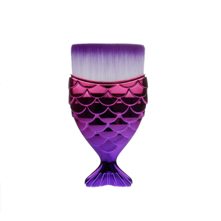 Fishtail makeup brush single Pi-Mart