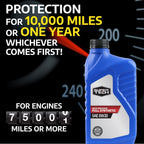 Super Tech High Mileage Full Synthetic SAE 0W-20 Motor Oil, 1 Quart EasyOptionXY LLC