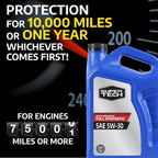 Super Tech High Mileage SAE 5W-30 Motor Oil, 5 Quarts