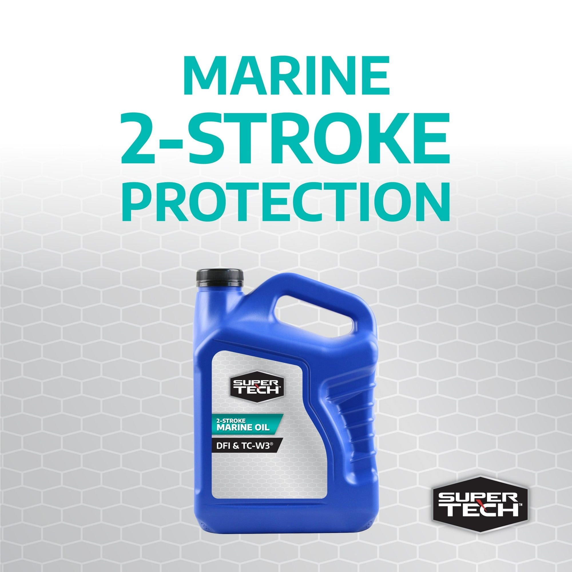Super Tech TC-W3 Outboard 2 Cycle Engine Oil, 1 Gallon EasyOptionXY LLC