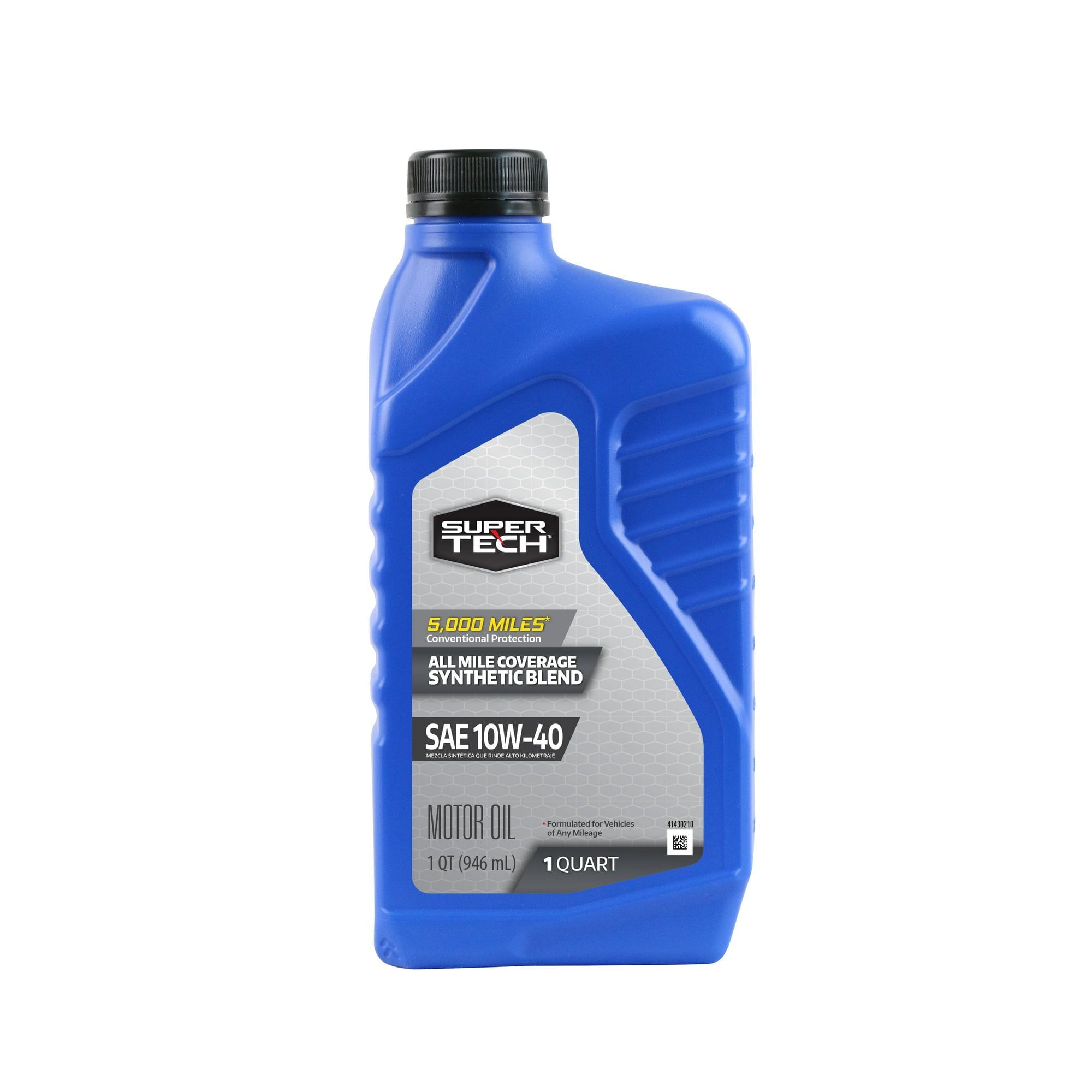 Super Tech All Mileage Synthetic Blend Motor Oil SAE 10W-40, 1 Quart EasyOptionXY LLC