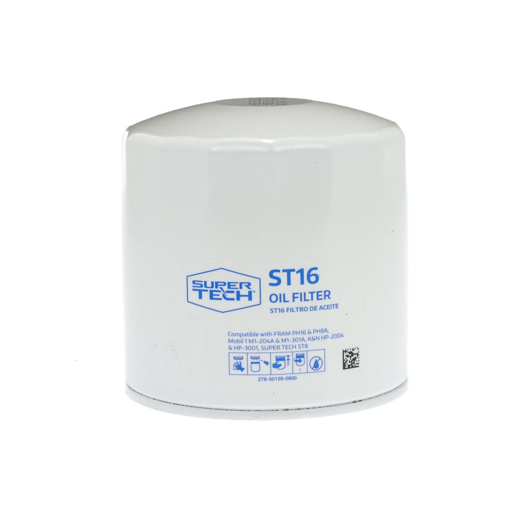 Super Tech ST16 10K mile Spin-on Engine Oil Filter Fits Chrysler, Dodge, Ford, and Toyota