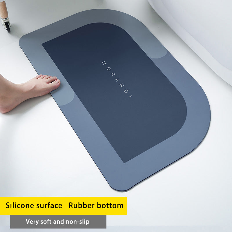 Diatom Mud Absorbent Pad Toilet Floor Mat Soft Non-slip Pi-Mart